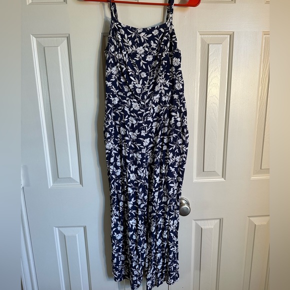 Old Navy floral midi jumpsuit SMALL - Picture 2 of 4